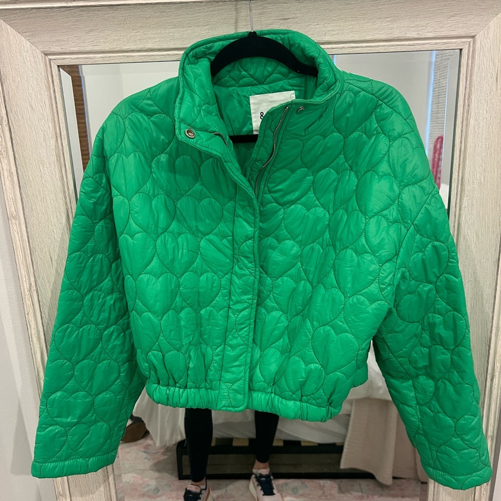 &merci green puffer